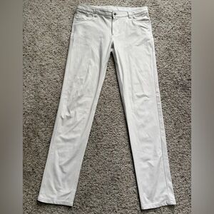 johnnie-O White Performance Pants